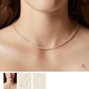 JCREW CZ tennis necklace